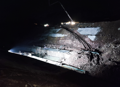 弘旭公司完成新舊箱涵接頭處施工